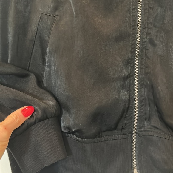 Melrose and Market Satin Bomber Jacket - Picture 7 of 7